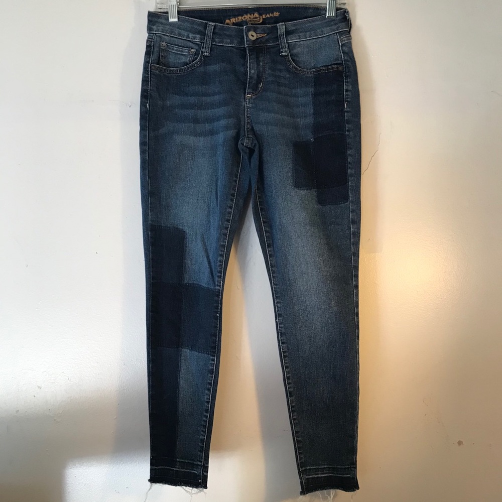 Arizona Patchwork Skinny Jeans